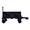 Grungis Heavy-Duty Folding Wagon Cart with Tailgate,All-Terrain Shopping Cart with Big Wheels,Utility Cart for Camping,Shopping - 2 of 4