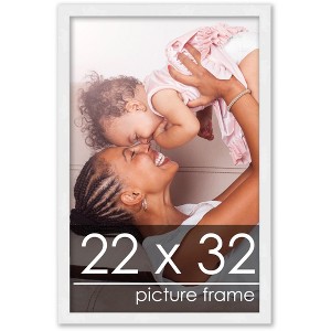 PosterPalooza | 22x32 Wood Frame with UV Acrylic, 6 Finishes: Black, White, Bronze, Silver, Wood, Mahogany - 1 of 4
