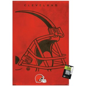 Trends International NFL Cleveland Browns - Logo 25 Unframed Wall Poster Prints - 1 of 4