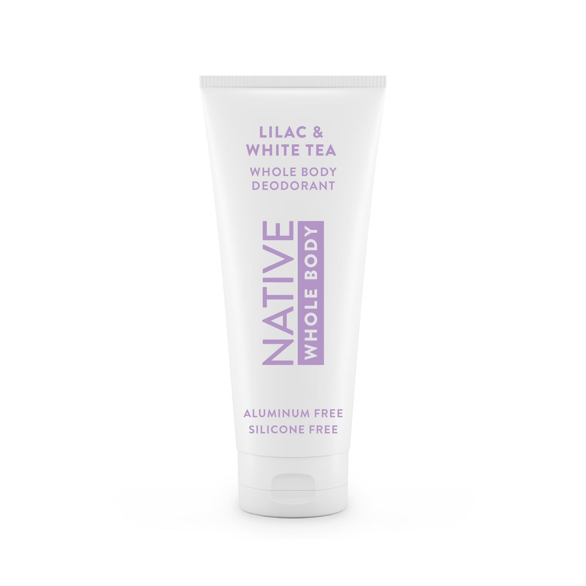 Native Whole Body Invisible Cream Deodorant - Lilac & White Tea - 3oz