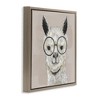 Stupell Industries Happy Alpaca Glasses Portrait, 25" x 25" - 3 of 4