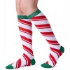 Joyfy 2 Pack Novelty Soft Women Long Christmas Socks, Winter Warm Knee High Socks for Women Cosplay Party, Birthday Gift - 2 of 4