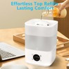 HONGGE 4L Cool Mist Humidifier with App Control, 7-Color LED, Ultra Quiet Operation, and Easy Top Fill Design - 4 of 4