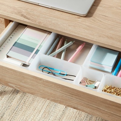 6pc Plastic Drawer Organizer Clear - Brightroom&#8482;_2