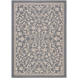 Courtyard CY2098 UV & Stain Resistant Non-Shedding Power Loomed Indoor/Outdoor Rugs - Safavieh - 1 of 4