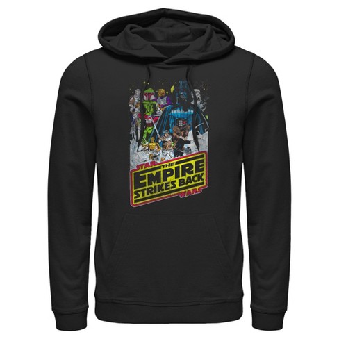 Men s Star Wars Movie Poster Pull Over Hoodie Target