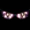 Northlight Lighted Eyes Halloween Window Silhouette Decoration - 20" - Purple - Clear Lights - 2 of 4