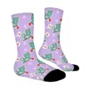 Dsane Cute Cat Is Playing With Yarn Women Printed Crew Socks Funny Funky Socks Soft Polyester Novelty Gifts for Artists Men - 4 of 4