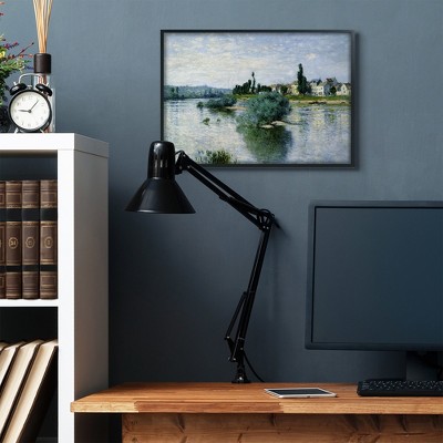 Monet Countryside Homes Lake Landscape Canvas Print for Kids