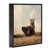 Stupell Industries Bear Holding Paws Watching Sunset, 12" x 12" - 3 of 4