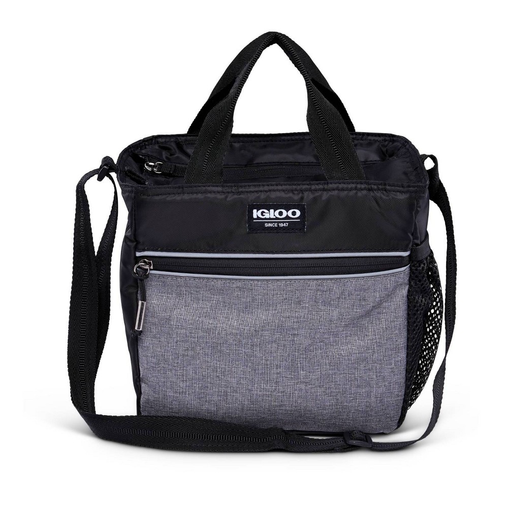 Igloo 9 Can Balance Mini City Cooler Lunch Tote- Gray/Black -  51420188