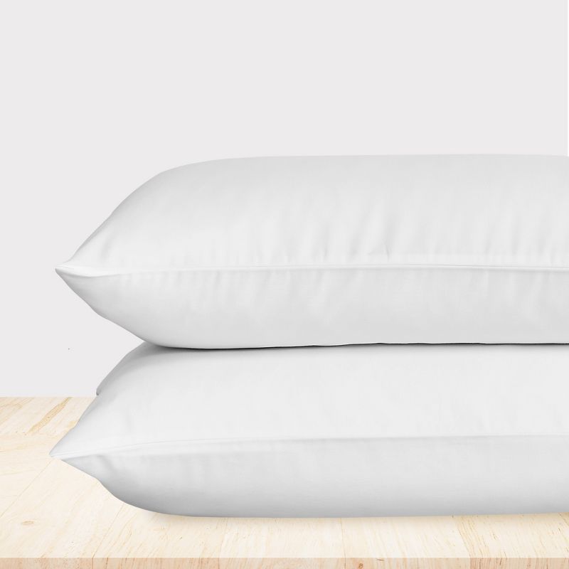 100% Organic Cotton Pillowcase Set - 300 Thread Count Percale, GOTS Certified - California Design Den, 1 of 9