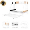 Metal Twin over Full Bunk Bed with Trundle - 4 of 4