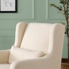 Carter's by daVinci Adrian Swivel Glider with Storage Ottoman - Ivory Boucle - 2 of 4