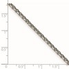 Black Bow Jewelry 3.2mm Stainless Steel Polished Rolo Chain Necklace - 2 of 4