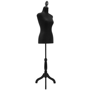 BestMassage Female Mannequin Body Dress Form Torso Female Manikin with Wooden Tripod Stand - 1 of 4