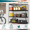 Mental Garage Shelving, 48" L x 18" W x 72" H, 5 Tier Adjustable Storage Shelves, 2500lbs Load Capacity  for Garage, Basement, Warehouse - 3 of 4