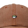 Dalix Lil Matcha Embroidered Cotton Summer Outdoor Baseball Cap Dad Hat Womens - 2 of 4