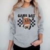 Simply Sage Market Women's Graphic Sweatshirt Football Game Day Checkered - 2 of 4