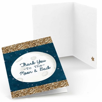 Big Dot of Happiness Twinkle Twinkle Little Star - Baby Shower or Birthday Party Thank You Cards (8 count)