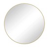 NicBex Black/Gold Bathroom Mirror,Round Dressing Vanity Mirror for Bathroom,Living Room,Bedroom Wall Decor,Bathroom Wall Mirror with Metal Frame - 2 of 4