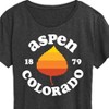 Women's - Instant Message - Aspen Colorado 1879 Short Sleeve Graphic T-Shirt - 2 of 4