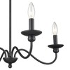 Millennium Lighting Delvona 4 - Light Chandelier in  Matte Black - 4 of 4