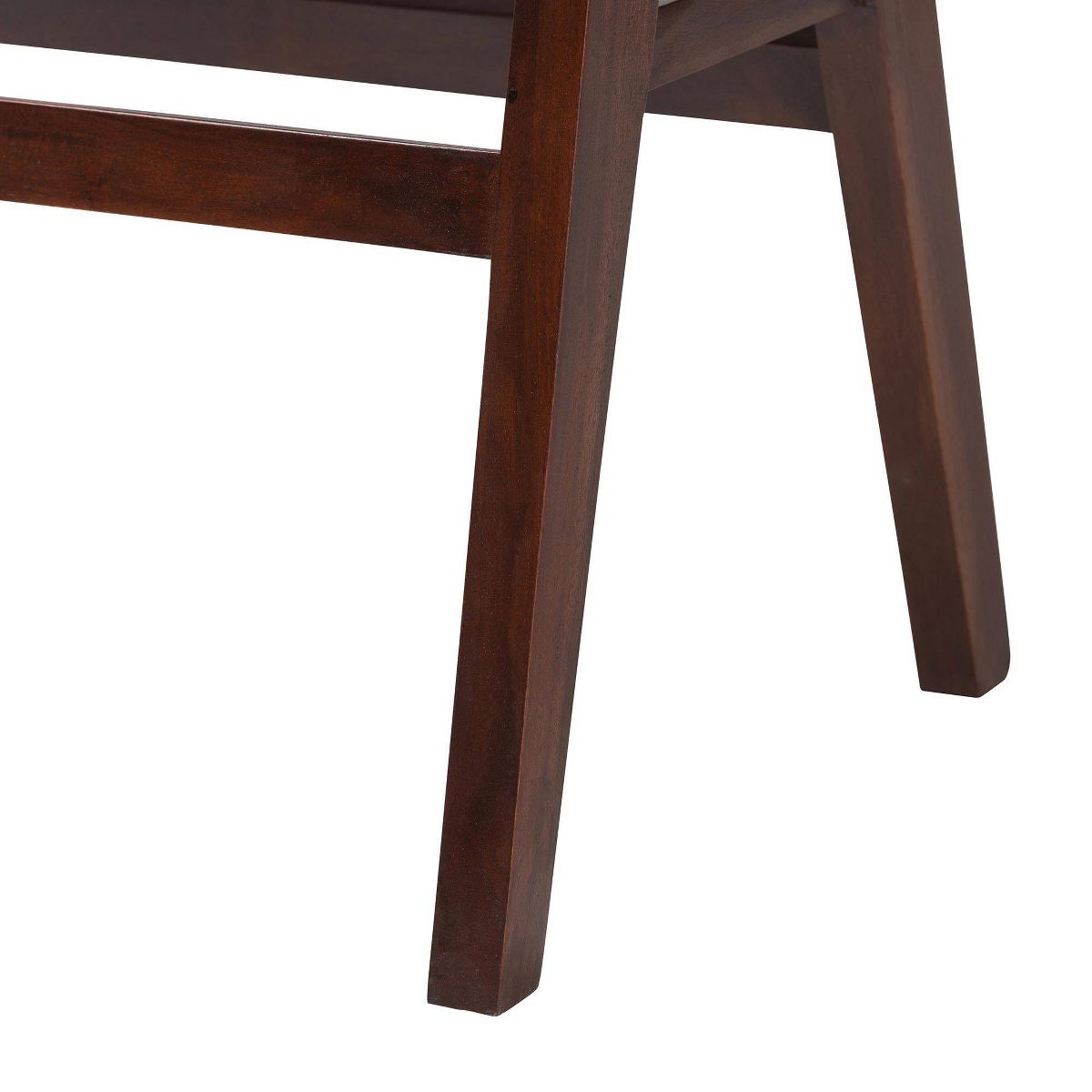 bali & pari Kresna Rattan Counter Stool with Mahogany Wood Frame and Armrest Dark Walnut Brown/Natural Brown - thumbnail 8