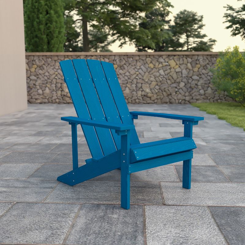 Flash Furniture Charlestown Commercial All-Weather Poly Resin Wood Adirondack Chair, 3 of 12