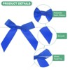 Unique Bargains Polyester Craft DIY Decorative Ribbon Twist Tie Bows 2.4x2.8" 100 Pcs - 2 of 4