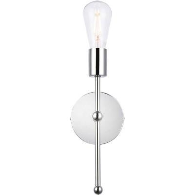 Elegant Lighting Keely 1 light chrome wall sconce
