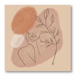 Courtside Market Women Line terra-cotta Beauty I Canvas Gallery-Wrapped Canvas - 1 of 4