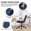DYHOME Modern 360 Swivel Office Chair, Solid Wood Task Chair with Adjustable Height and Bent Wood - 4 of 4
