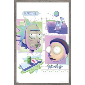 Trends International Rick and Morty - Chemistry Framed Wall Poster Prints - 1 of 4