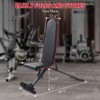 800lbs Capacity Adjustable Weight Bench - 4X Stability Multi-Angle Fitness Bench for Strength Training, Home Gym, Full Body Workouts With Fast Folding - 4 of 4