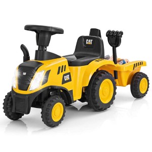 Kids Ride on Tractor Licensed Caterpillar Foot to Floor Sliding Car with Shovel - 1 of 4