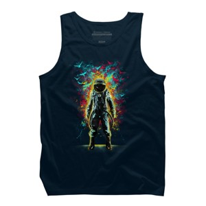 Men's Design By Humans Subconscious Inner Space By alchemist Tank Top - 1 of 3