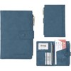 Clotth Travel Wallet - Slim RFID Blocking Passport Holder for Women & Men with Zipper Pocket & Card Slot,Fashionable & Easy-to-Use Organizer - 2 of 4