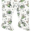 Star Wars The Mandalorian The Child Baby Zip Up Sleep N' Play Coverall Newborn to Infant - 4 of 4