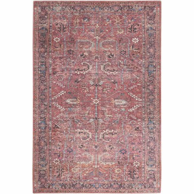 Nicole Curtis Nc Series 1 Washable Rug SR102 - Brick 7'10" x 9'10"