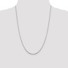 Black Bow Jewelry 1.5mm Sterling Silver Diamond Cut Solid Octagonal Box Chain Necklace - 2 of 4