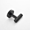 ChicFurnit Bathroom Towel Holder 2 Pack Wall Mounted Stainless Steel Hooks for Bathroom and Kitchen, Black, 6.3"*3.15"*3.15" - 4 of 4