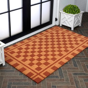 JONATHAN Y Peater Classic Casual Commercial Natural Coir Area Rug - 1 of 4