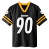 NFL Pittsburgh Steelers Boys' Short Sleeve T. J. Watt Jersey - 2 of 3