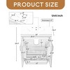 30" Bathroom Vanity with Sink, Free Standing Single Basin Vanity Set with 2 Doors and Drawer, Bathroom Cabinet with Ceramic Basin - Leovsnove - 3 of 4