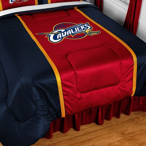 Nba Queen Bed Comforter Basketball Team Logo Bedding Cleveland Cavaliers Target