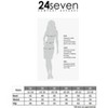 24seven Comfort Apparel Classic Long Sleeve Plus Size Flared Mini Dress - 4 of 4