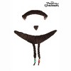 HalloweenCostumes.com One Size  Men  Adult Disney Jack Sparrow Halloween Costume Mustache and Goatee Accessory, Brown - 4 of 4