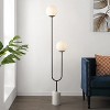 Leif Iron & Marble Floor Lamp - Black/White - Safavieh - 4 of 4