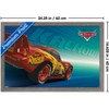 Trends International Disney Pixar Cars (2006) - Kachow! Lightning McQueen Framed Wall Poster Prints - 3 of 4